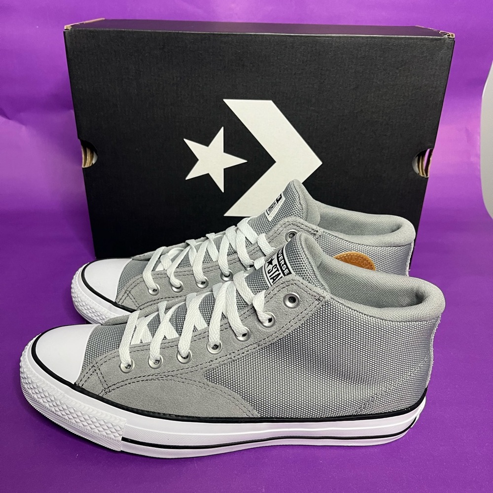 Converse Chuck Taylor All Star Malden Men’s Size 10.5 Sneaker Grey/White - Picture 1 of 8